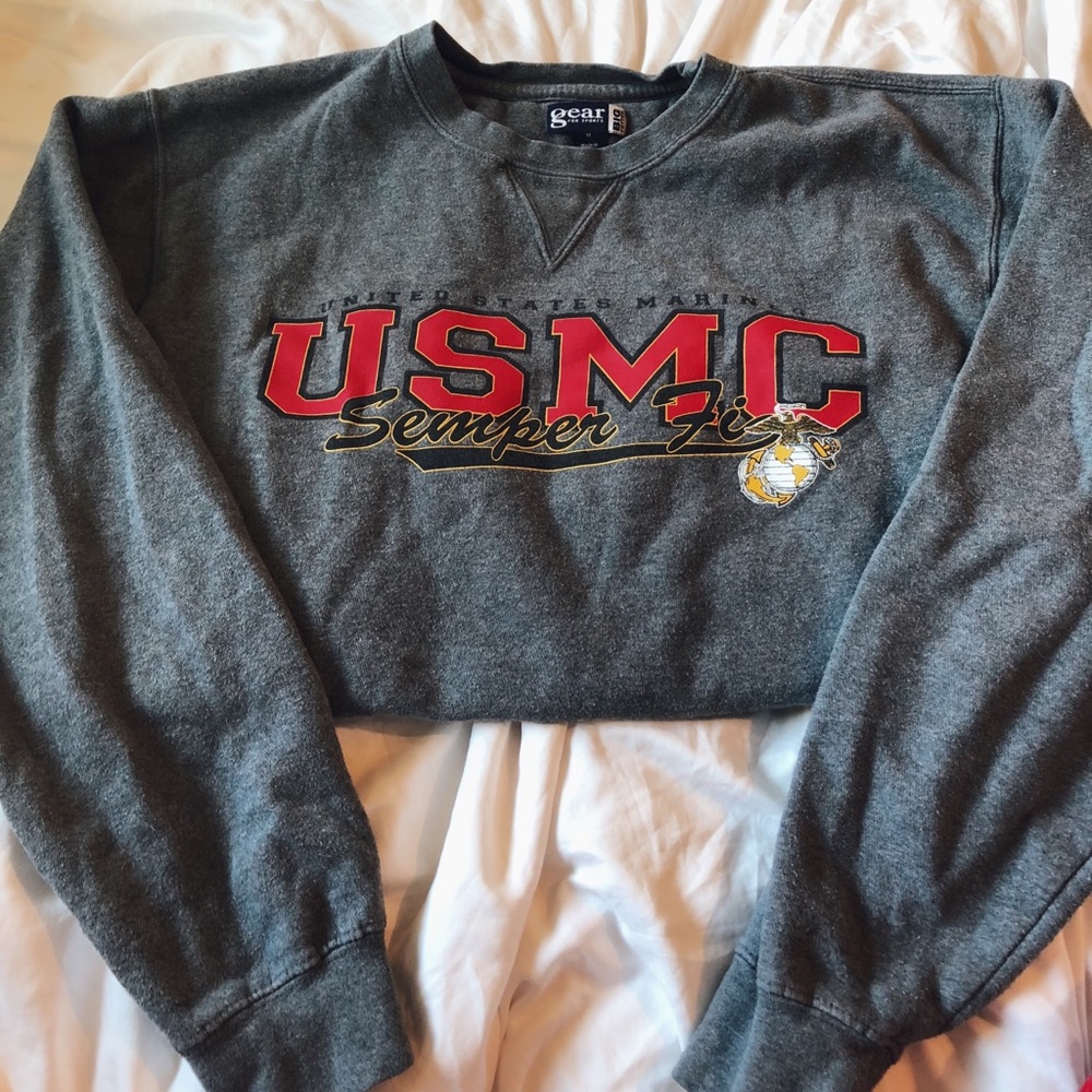 vintage usmc sweatshirt